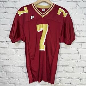 Vintage Russell Athletic Boston College Football Jersey Size L #7 Cut Length